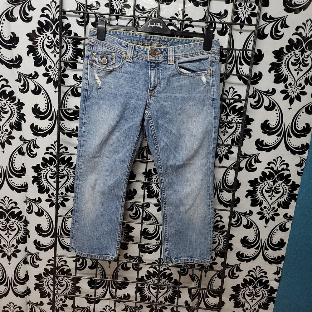 Banana Republic Light Blue Cropped Jeans